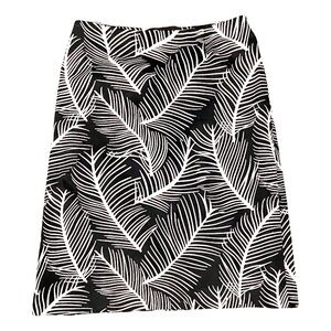 Doncaster Leaf Pattern Pencil Skirt Sz 4